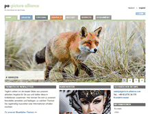 Tablet Screenshot of picture-alliance.com